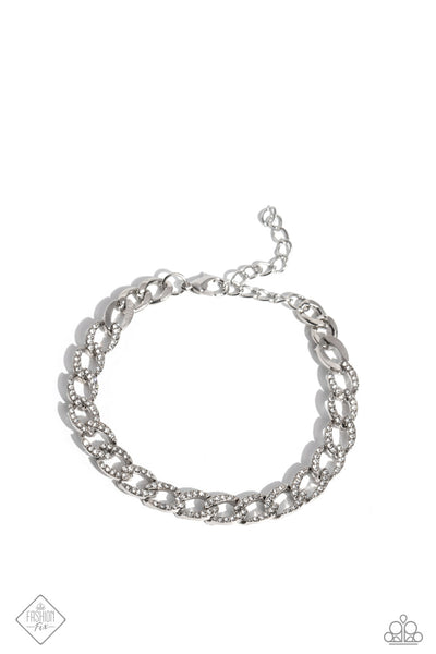 2 Piece Set - White Necklace & Bracelet