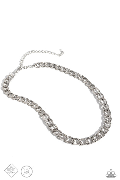 2 Piece Set - White Necklace & Bracelet