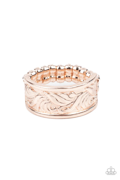 Billowy Bands - Rose Gold